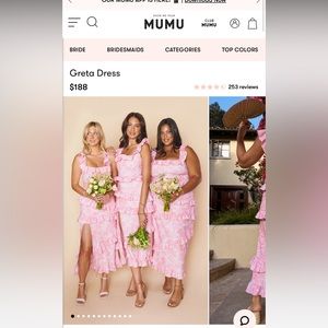 Greta Dress - Blushing Floral